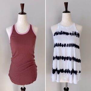 Bundle Sundry Gauze Ribbed Tank Top Bundle - Size: 2